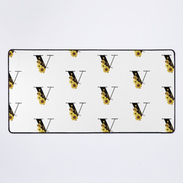 Item preview, Sunflower Monogram V designed and sold by Coffee Lifestyle.