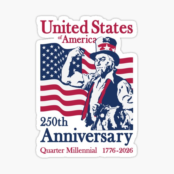 Item preview, United States of America - 250th Anniversary - 1776-2026 designed and sold by krewyork.