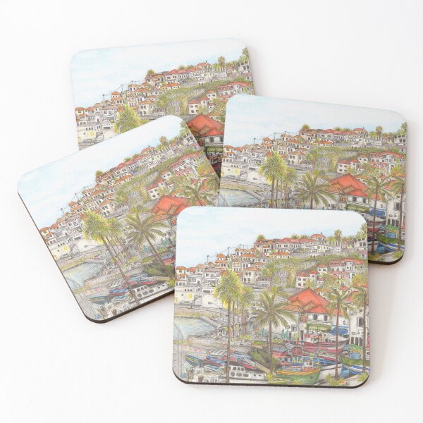 Item preview, Portugal, Camara de Lobos Maderia, Seaside, coloridos edificios designed and sold by Seaside Dreamer.