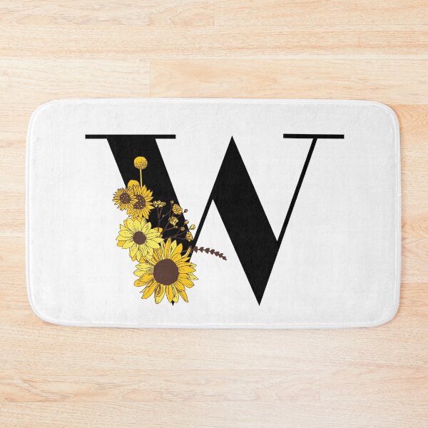 Item preview, Sunflower Monogram W designed and sold by Coffee Lifestyle.