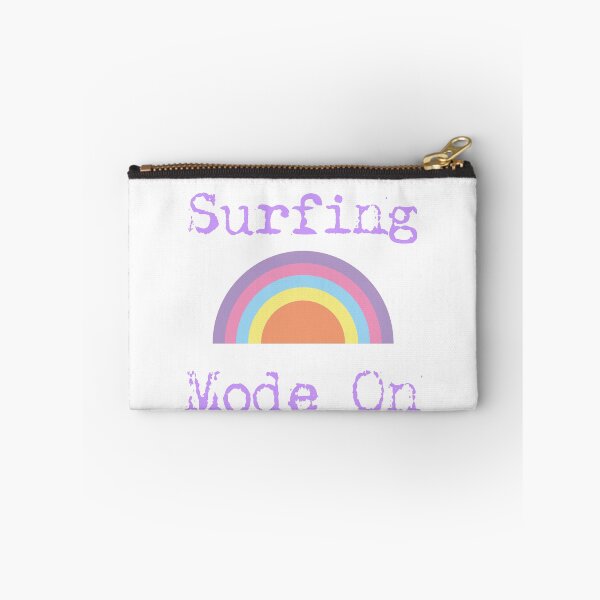 Item preview, Surfing Mode On Beach Vacation Rainbow Good Vibes designed and sold by chivedesign.