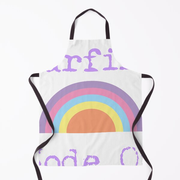 Item preview, Modo de surf en la playa Vacaciones Rainbow Good Vibes designed and sold by chivedesign.