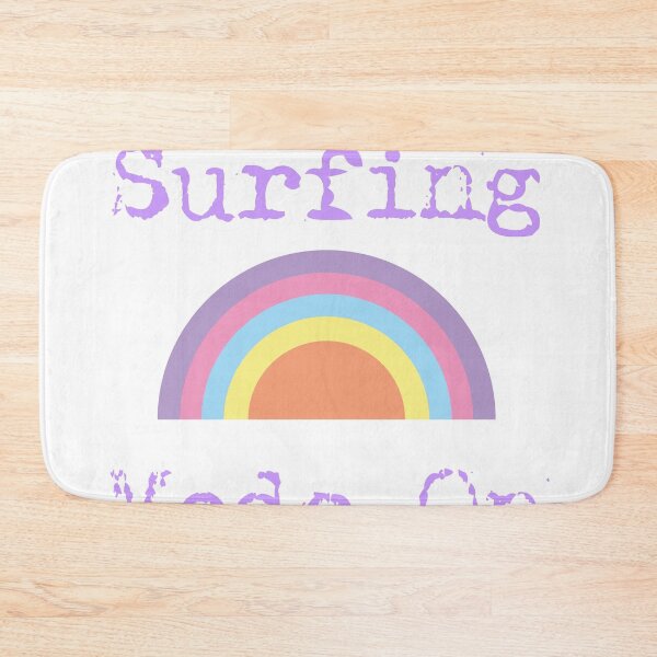 Item preview, Surfing Mode On Beach Vacation Rainbow Good Vibes designed and sold by chivedesign.