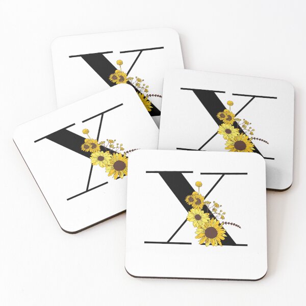 Item preview, Sunflower Monogram X designed and sold by Coffee Lifestyle.