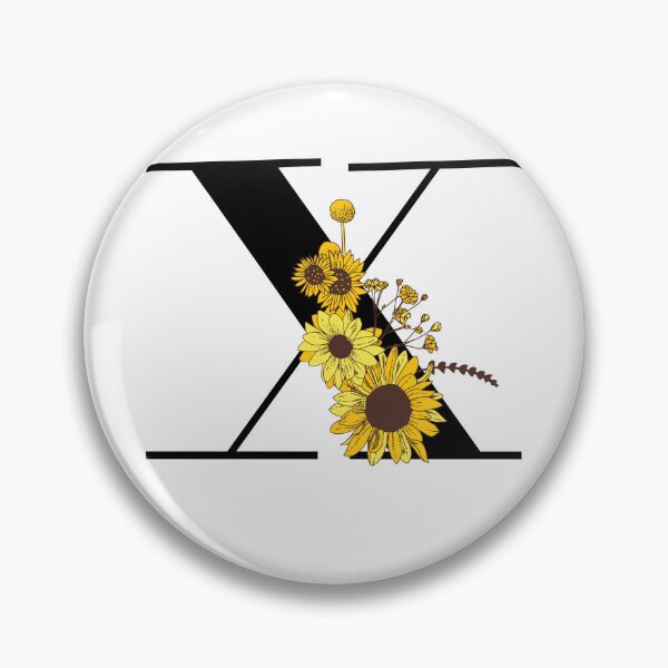 Item preview, Sunflower Monogram X designed and sold by Coffee Lifestyle.
