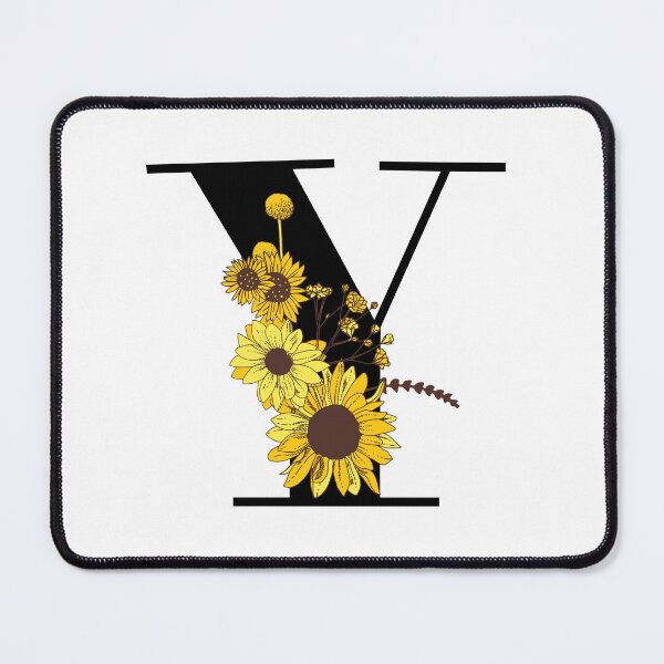 Item preview, Sunflower Monogram Y designed and sold by Coffee Lifestyle.
