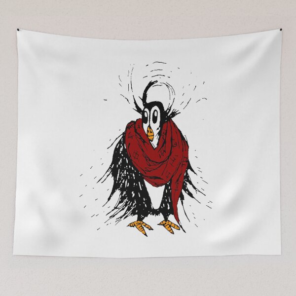 Item preview, penguin with a red scarf designed and sold by Michael Stewart.