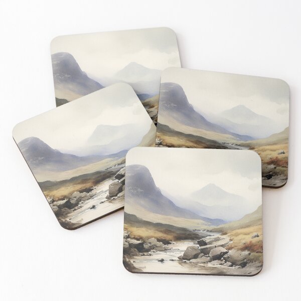 Item preview, Highland Haven: A Watercolor Painting of a Scottish Glen designed and sold by Timothy Redman.