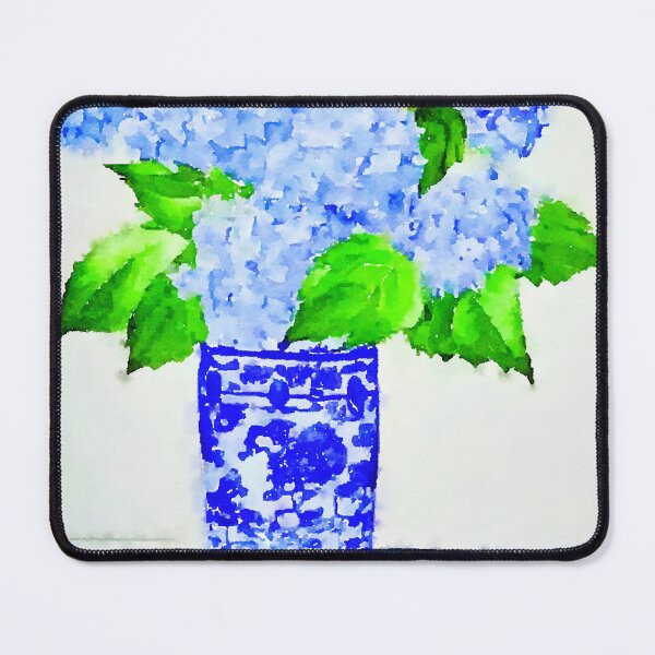 Item preview, Hydrangea in chinoiserie jar designed and sold by SophieClimaArt.