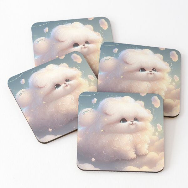Item preview, Fluffy Puppy love designed and sold by Lemon LawArt.
