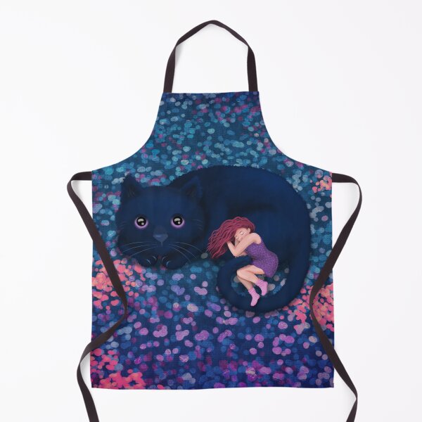 Item preview, Girl and Cat designed and sold by -DearTreehouse-.