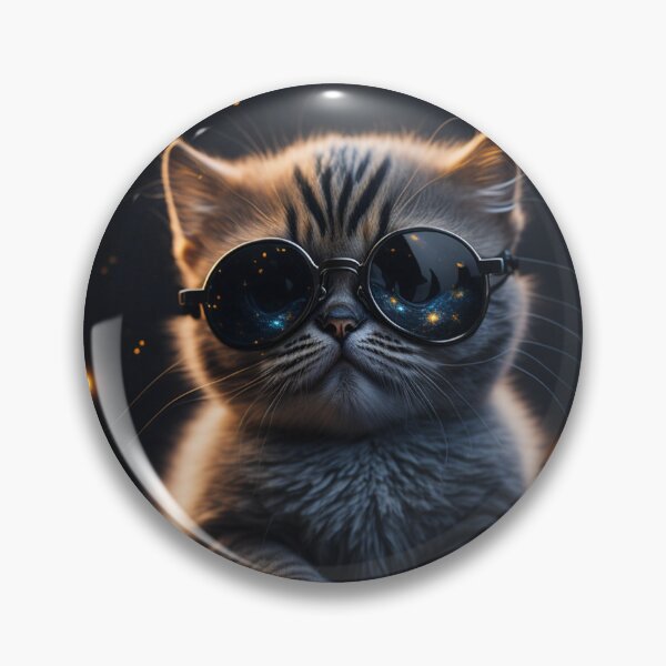 Item preview, ClassyGlassCats - Cat 2 designed and sold by ryanrunyonart.