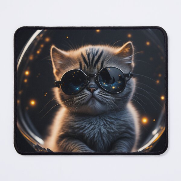 Item preview, ClassyGlassCats - Cat 2 designed and sold by ryanrunyonart.
