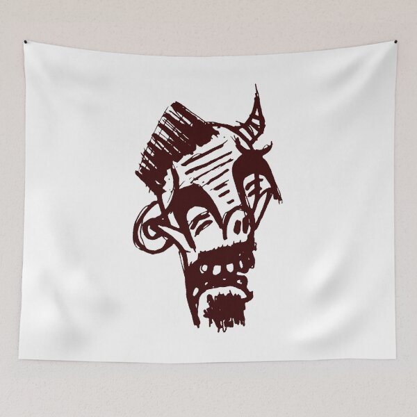Item preview, within the face of a weeping devil designed and sold by Michael Stewart.