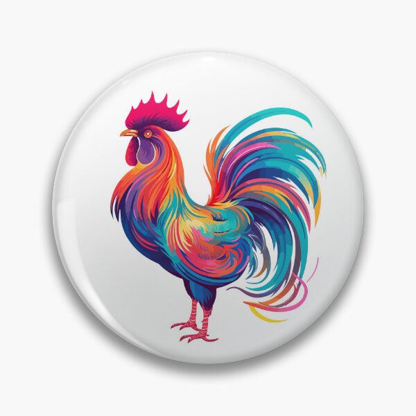 Item preview, Rooster colourful designed and sold by Bianca Tee.