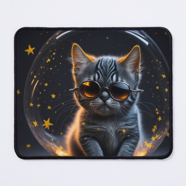 Item preview, ClassyGlassCats - Cat 3 designed and sold by ryanrunyonart.