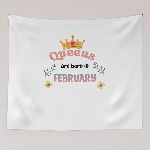 Item preview, Queens are born in February quote designed and sold by tonyram4219.