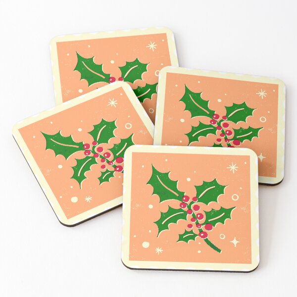 Item preview, Christmas Stamp Graphic - Holly designed and sold by LivChrisDesigns.