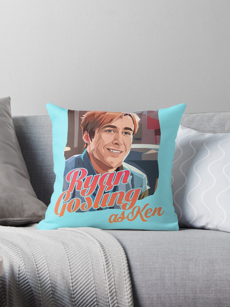 we love Ryan Gosling , Ken from the barbie movie | Throw Pillow