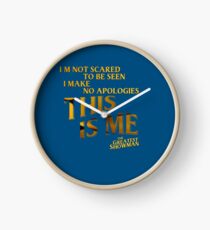 This Is Me - The Greatest Showman Clock