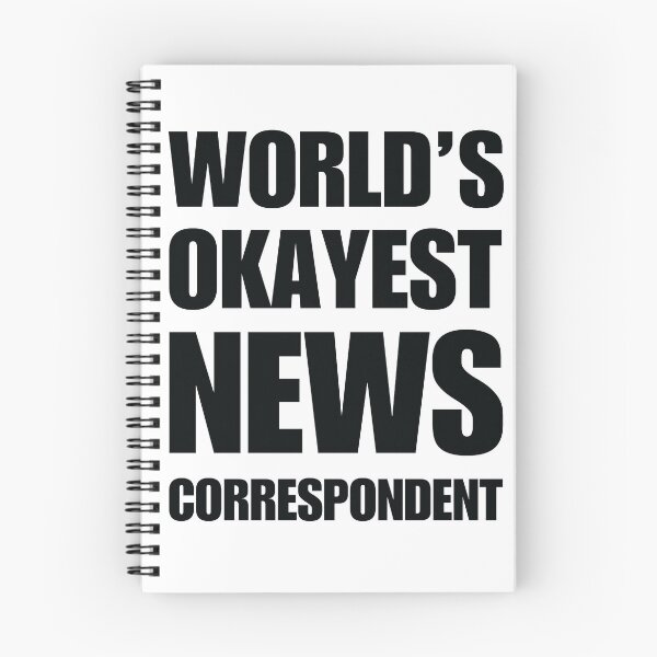 Item preview, Funny World's Okayest News Correspondent Coffee Mug designed and sold by christianadams.
