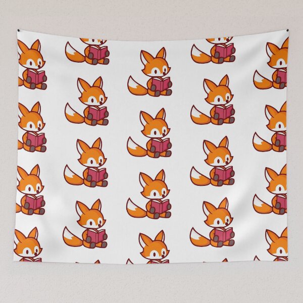 Item preview, Cute Fox Cub Is Reading Book designed and sold by Coffee Lifestyle.