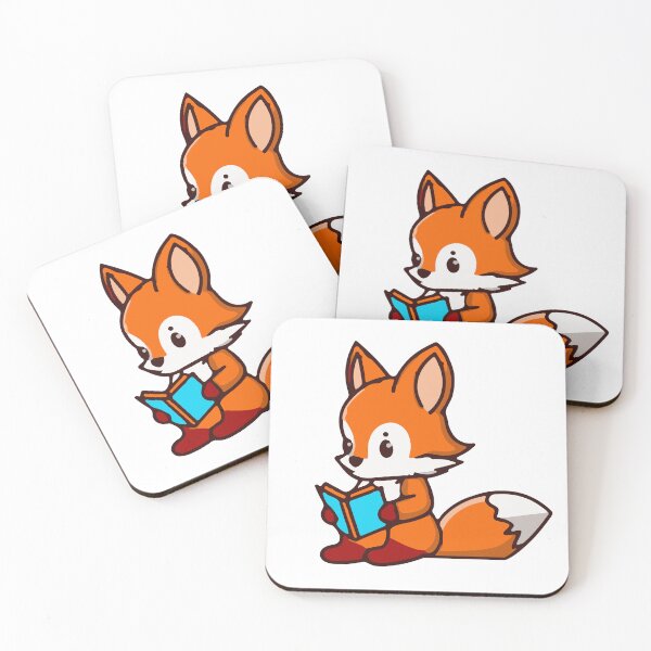 Item preview, Cute Fox Cub Is Reading Book designed and sold by Coffee Lifestyle.