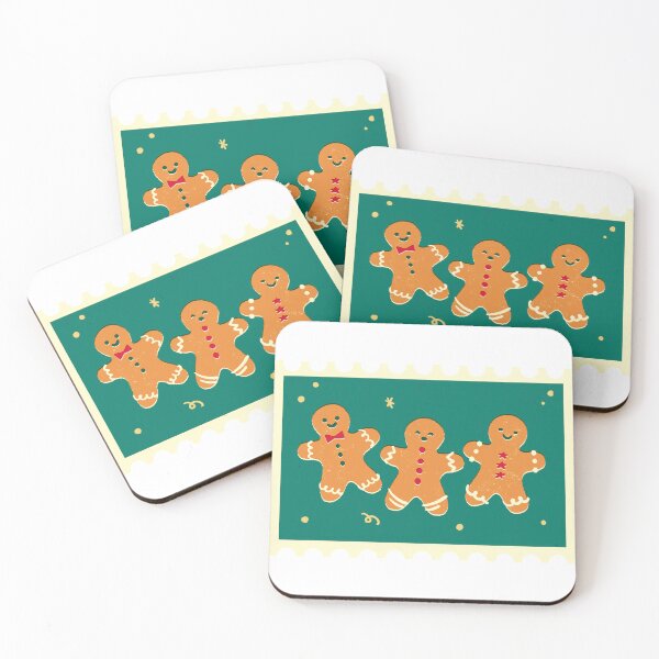 Item preview, Christmas Stamp Graphic - Gingerbread Men designed and sold by LivChrisDesigns.