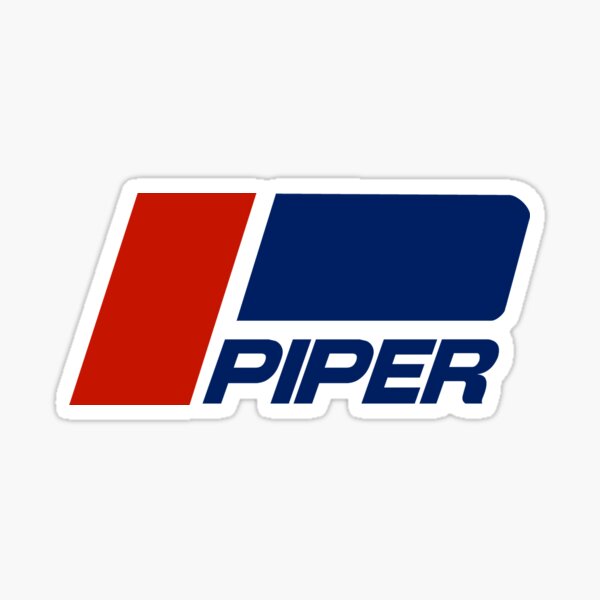Piper Classic Vintage Aviation Sticker