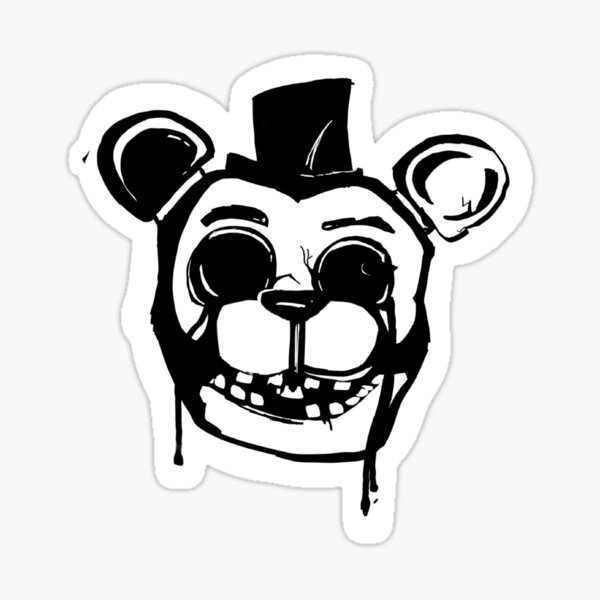 Withered Freddy Stickers for Sale