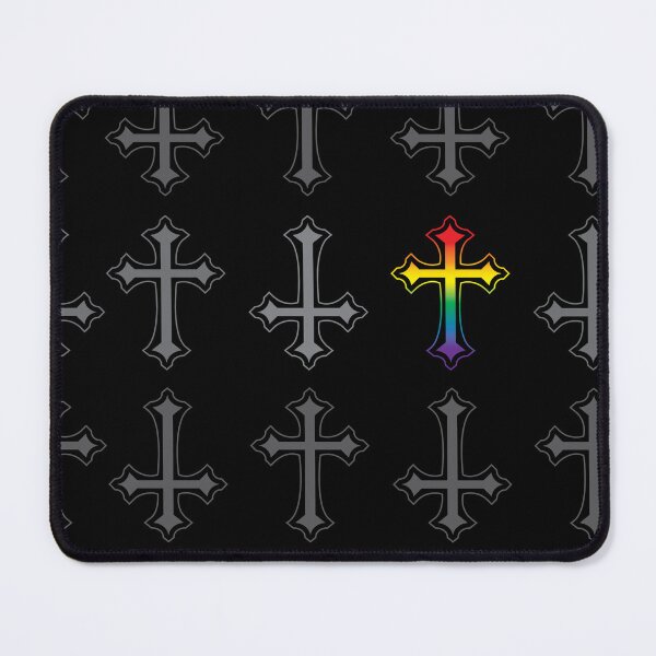 Item preview, More Goth Rainbow Pride Crosses designed and sold by TheirChoice.
