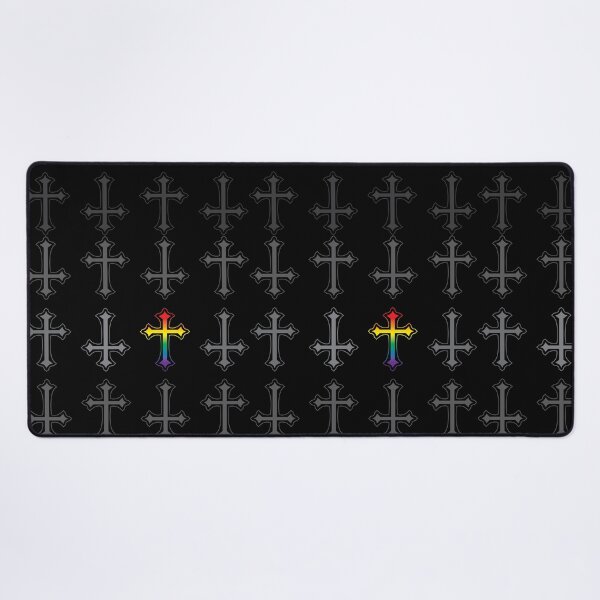 Item preview, More Goth Rainbow Pride Crosses designed and sold by TheirChoice.