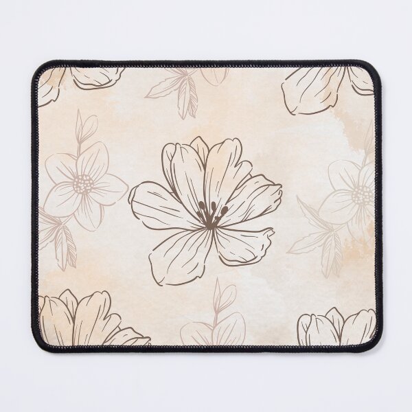 Vista previa del artículo con la obra «Flores beige», diseñado y vendido por KBMeyer.