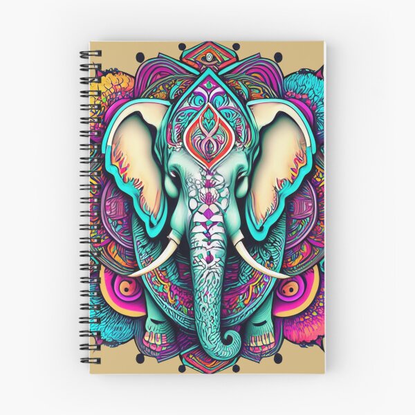 Item preview, Elephant Surrounded by Mandalas designed and sold by amazingtraits.