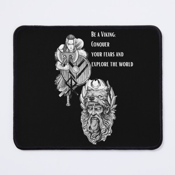 Item preview, Be a Viking: Conquer & Explore - Inspirational Adventure Tee designed and sold by BadzioCompany.