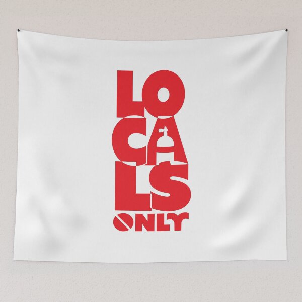 Item preview, Locals Only tshirt designed and sold by scubacoop.