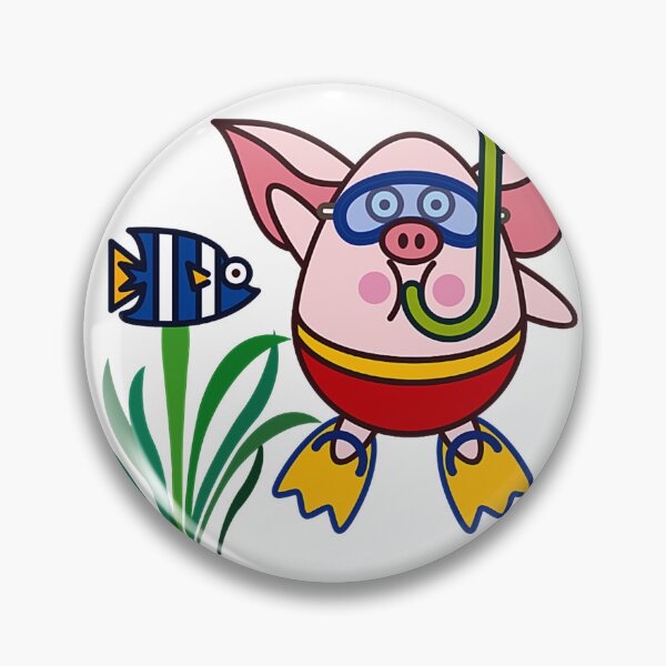 Item preview, Scuba pig designed and sold by ibelieveimages.