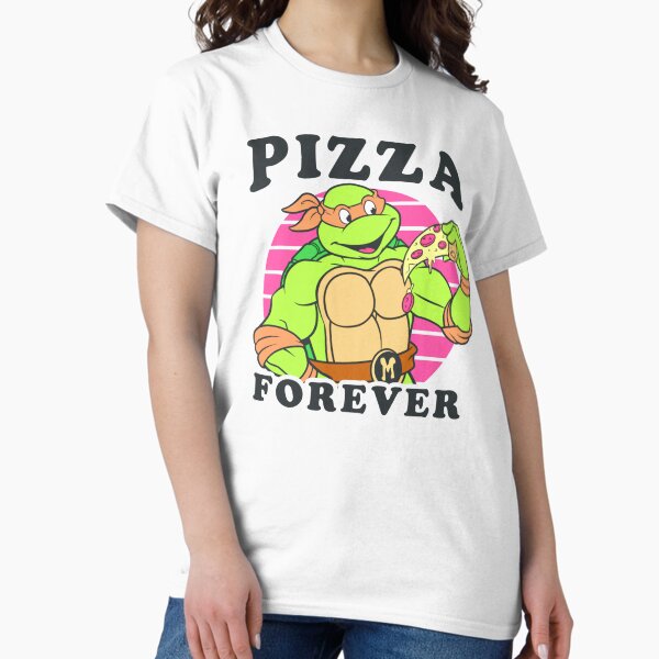 Aperçu de l'œuvre Teenage Mutant Ninja Turtles Michelangelo Pizza pour toujours créée et vendue par FifthSun.