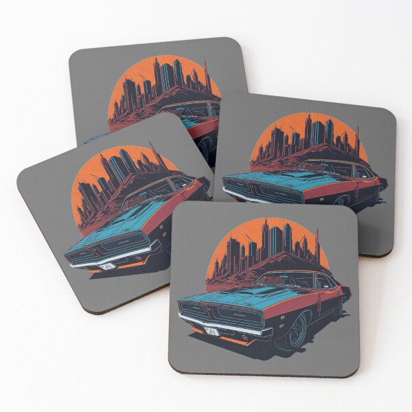 Item preview, USA Classic Muscle Car designed and sold by ArtCraftLab.