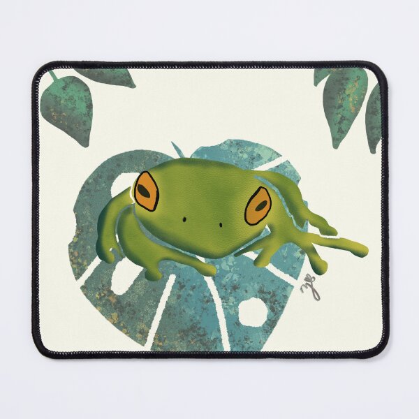 Item preview,  tree frog cream background designed and sold by Artful Things.
