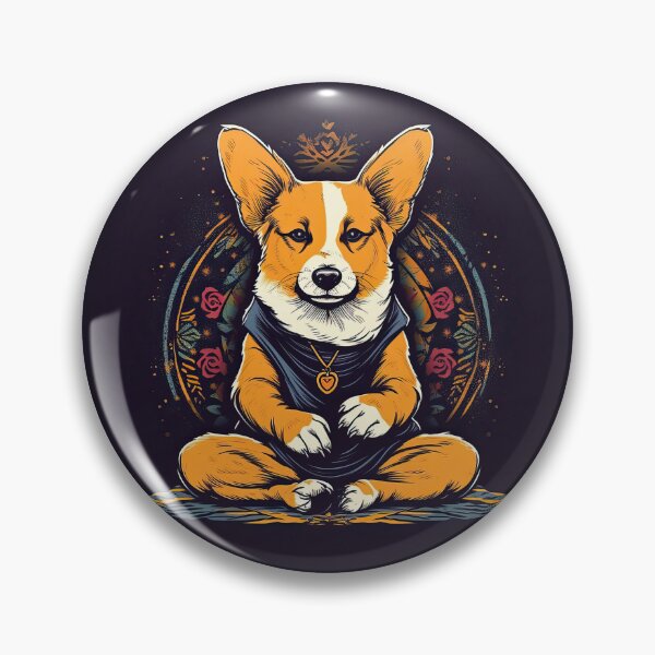 Item preview, Corgi doing yoga designed and sold by Liededrom..