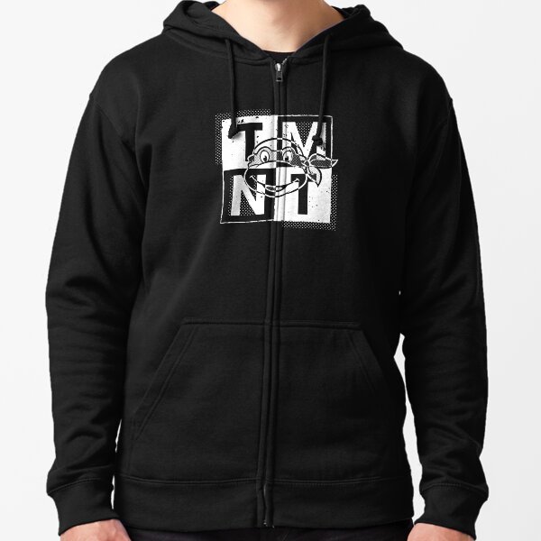 Teenage Mutant Ninja Turtles TMNT Block Logo Zipped Hoodie