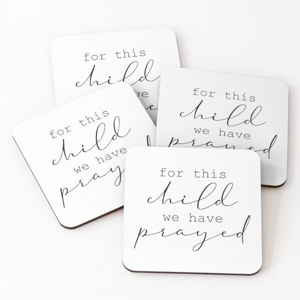 Item preview, For this child we have prayed designed and sold by Handdrawnbyzoe.