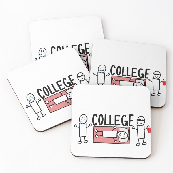 Item preview, 3 types of College students designed and sold by CraftyPages.