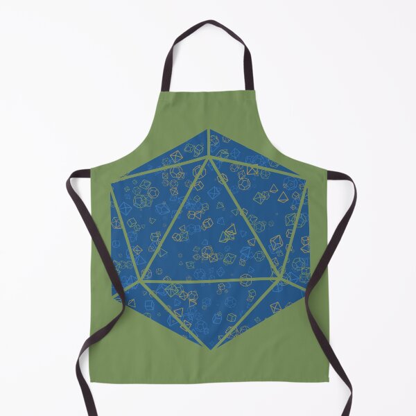 Item preview, D20 Dice Hoard - Blue, Gold, and Green designed and sold by AvengingSassy.