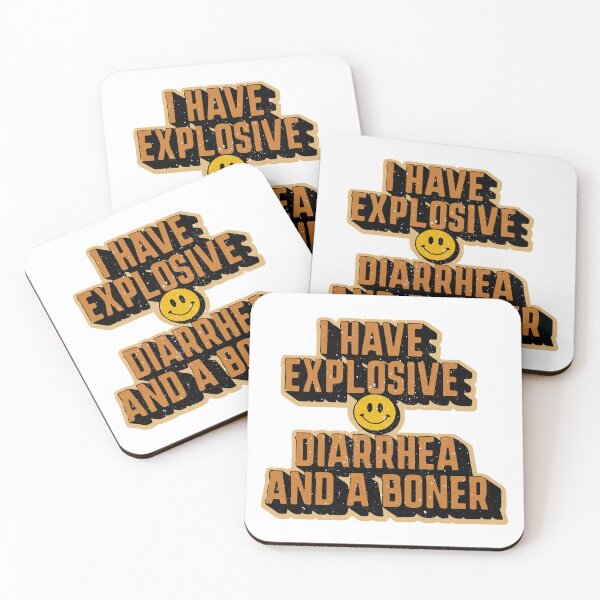 Item preview, I HAVE EXPLOSIVE DIARRHEA AND A BONER - Funny Vintage Unisex Design - Gift Idea  designed and sold by Vikingstorm.