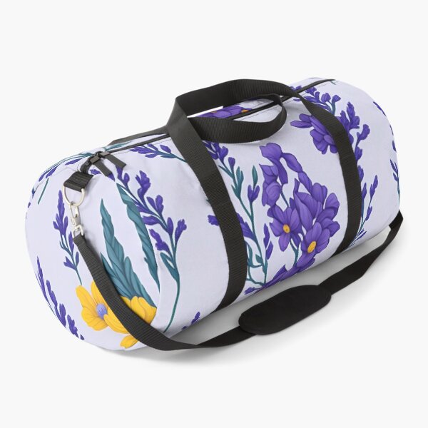 Item preview, Seamless patterns of Purple lupine and yellow daisies designed and sold by Inked-Attire.