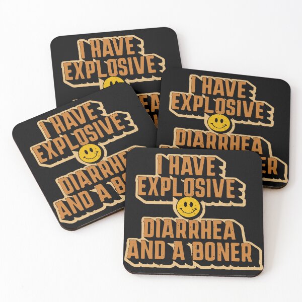 Item preview, I HAVE EXPLOSIVE DIARRHEA AND A BONER - Funny Vintage Unisex Design - Gift Idea  designed and sold by Vikingstorm.