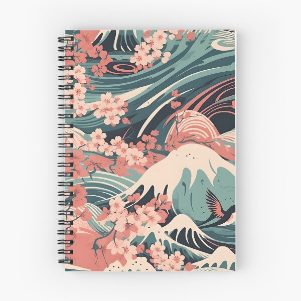 Item preview, Seamless Japanese pattern on the theme of sakura blossom. Simple seamless pattern for fabric, textile, gift wrap, and wallpaper. designed and sold by SeamlessGuru.