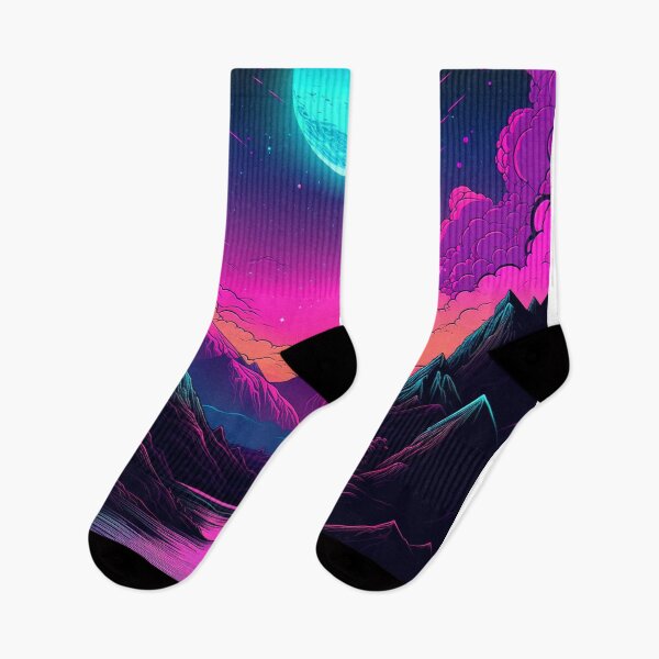 Item preview, Vaporwave Moutains Landscape Vintage designed and sold by AlvaroMeurer.